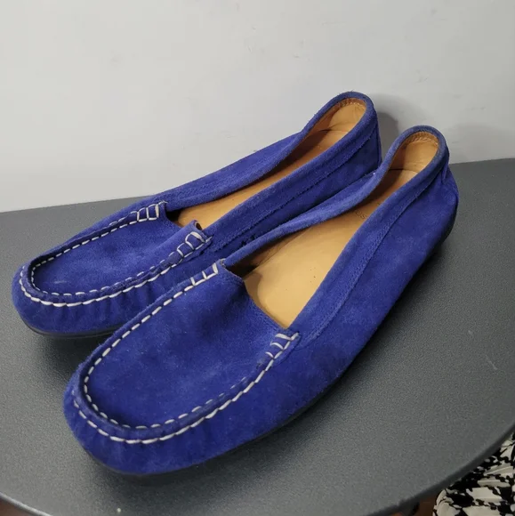 Austen Heller Blue Suede Loafer Driving shoes Size 10.5 Mens Austen Heller Men main image 3